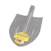 Лопата штикова MASTERTOOL 210х290х405 мм молоткова фарбування 0.7 кг 14-6248