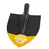 Лопата штикова MASTERTOOL 220х300х390 мм чорнo-жовта фарбування 0.9 кг 14-6254