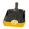 Лопата совкова MASTERTOOL 235х285х360 мм чорнo-жовта фарбування 0.9 кг 14-6256