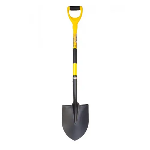 Лопата штыкова MASTERTOOL з фібровою ручкою 230х300х485 мм 1100 мм порошкове фарбування 14-6277