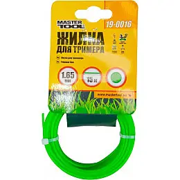 Леска для триммера MASTERTOOL 1.65 мм 15 м "круг" 19-0016