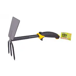 Тяпка MASTERTOOL "Нептун" з пластиковою ручкою та TPR покриттям 280х190х70 мм 14-6172