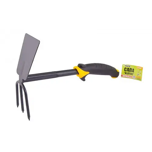 Тяпка MASTERTOOL "Нептун" з пластиковою ручкою та TPR покриттям 280х190х70 мм 14-6172