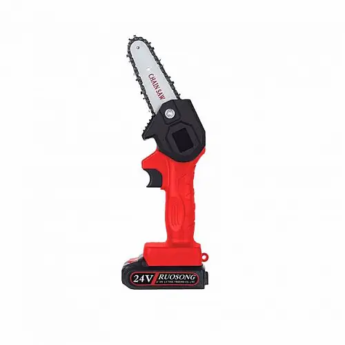 Аккумуляторная цепная пила по дереву Electric Garden Art Saw 7.5 Ач Red