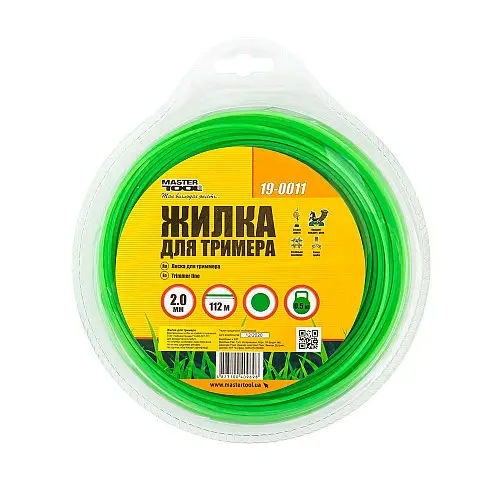 Леска для триммера MASTERTOOL GM Круг 2 мм 112 м (19-0011)