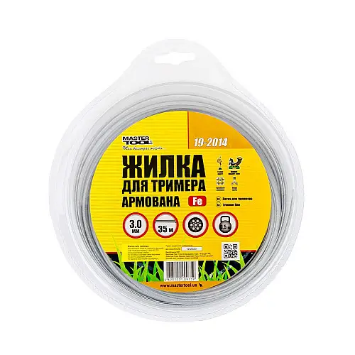 Леска для триммера MASTERTOOL GM Корд з сердечником 3 мм 35 м (19-2014)