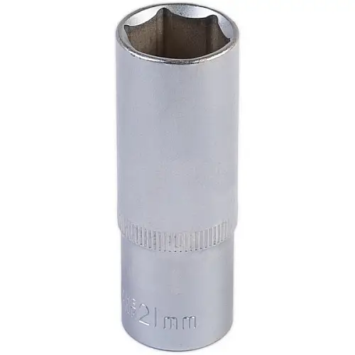 Насадка торцевая 6-гранная удлиненная 1/2 21 мм CRV MASTERTOOL GM (78-0521)
