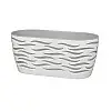 Горшок для цветов Sahara Duo Oval-35 6 л белый-серый Form-Plastic