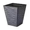 Горшок для цветов Sahara kwadro-30 антрацит Form-Plastic