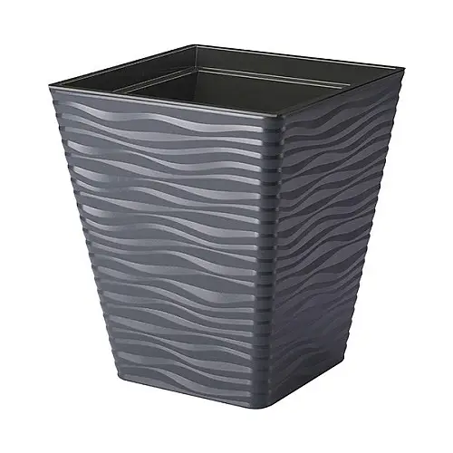 Горшок для цветов Sahara kwadro-40 антрацит Form-Plastic