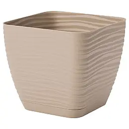 Горшок для цветов Sahara mini kwadro-13 1,3 л латте Form-Plastic