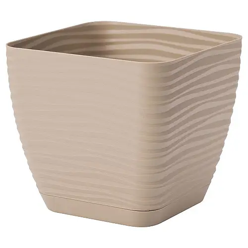 Горшок для цветов Sahara mini kwadro-13 1,3 л латте Form-Plastic
