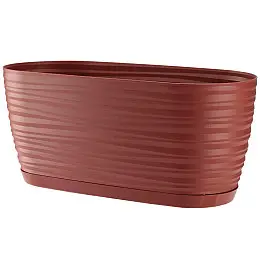 Горшок для цветов Sahara mini oval 2,7 л марсала Form-Plastic