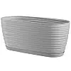 Горшок для цветов Sahara mini oval 2,7 л серый Form-Plastic