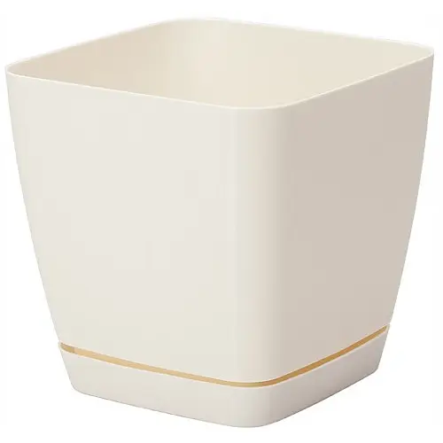 Горшок для цветов Toscana Kwadro-11 1 л белый Form-Plastic