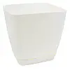 Горшок для цветов Toscana Kwadro-11 1 л белый Form-Plastic