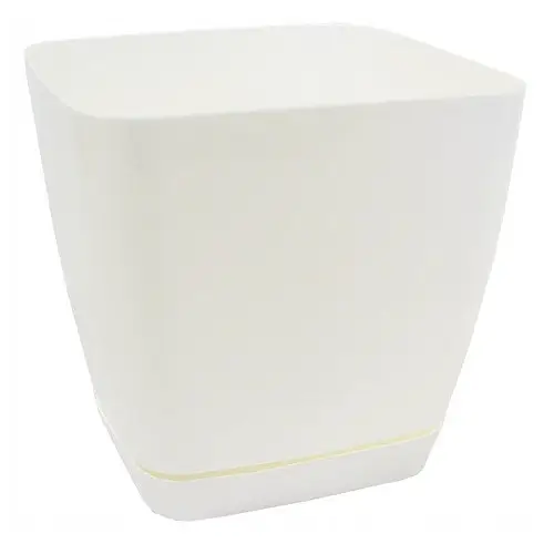 Горшок для цветов Toscana Kwadro-13 1,7 л белый Form-Plastic