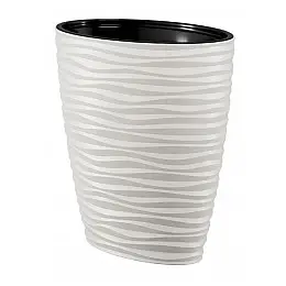 Горшок для цветов Сахара-Дюна Эллипс-60 белый Form-Plastic