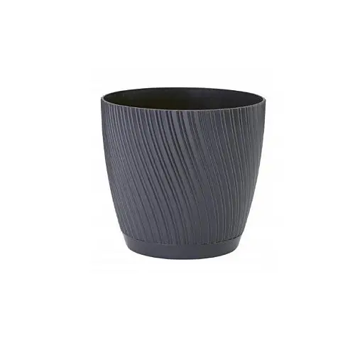 Горшок Мика-13 1,14 л антрацит Form-Plastic