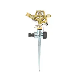 Дощуватель пульсуючий металевий 1/2" 3 режими 16 метрів MASTERTOOL