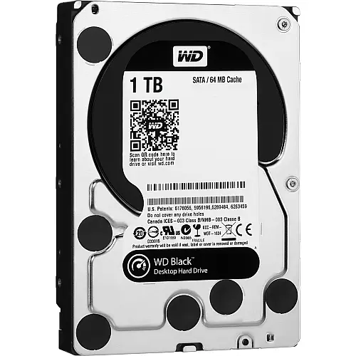 Накопичувач HDD SATA 1.0TB WD Black 7200rpm 64MB (WD1003FZEX) - Відновлений