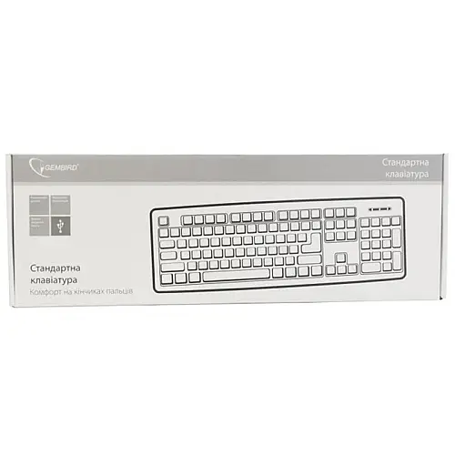 Клавіатура Gembird KB-U-103-UA USB Чорна