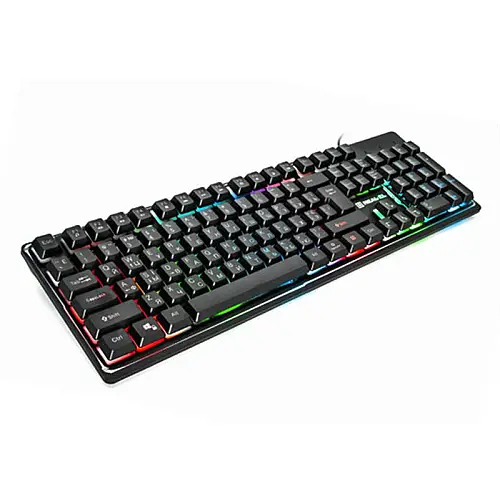 Клавіатура REAL-EL Comfort 7011 з підсвіткою чорна USB