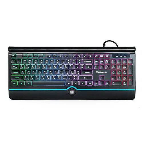 Клавіатура REAL-EL Comfort 8000 Backlit Black USB (EL123100033)