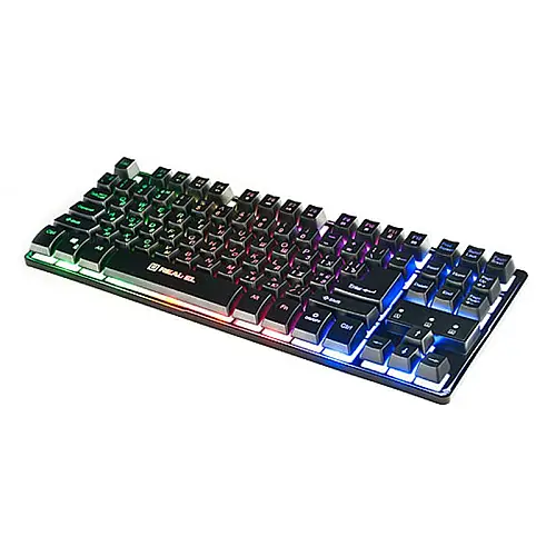 Клавіатура REAL-EL Gaming 8710 TKL з підсвіткою USB чорна (EL123100030)