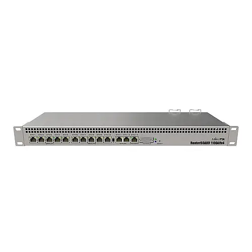 Маршрутизатор MikroTik RB1100AHx4 (4x1,4GHz/1Gb, ARM 32Bit, 13xGE, PoE In)