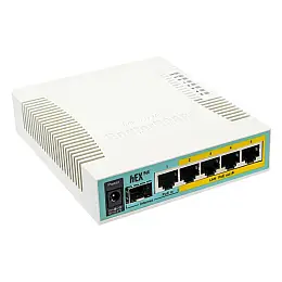 Маршрутизатор MikroTik RouterBOARD RB960PGS hEX PoE (800МГц/128Мб, 1xUSB, 5х1000Мбіт, Passive PoE)