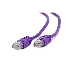 Патч-корд UTP Cablexpert PP12-0.25M/V литой 50u" штекер с защелкой 0.25 м фиолетовый