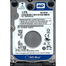 Накопичувач HDD 2.5" SATA 1.0TB WD Blue 5400rpm 128MB (WD10SPZX) - Відновлений
