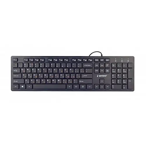 Клавіатура Gembird KB-MCH-03-UA Black USB UKR
