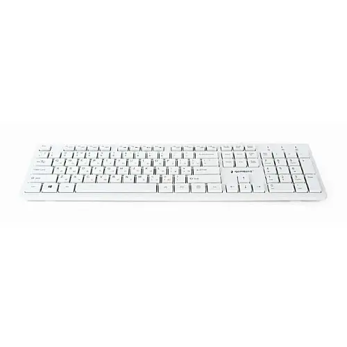 Клавіатура Gembird KB-MCH-03-W-UA Білий USB УКР