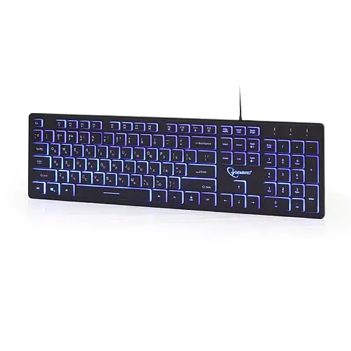 Клавіатура Gembird KB-UML3-01-UA Black USB UKR