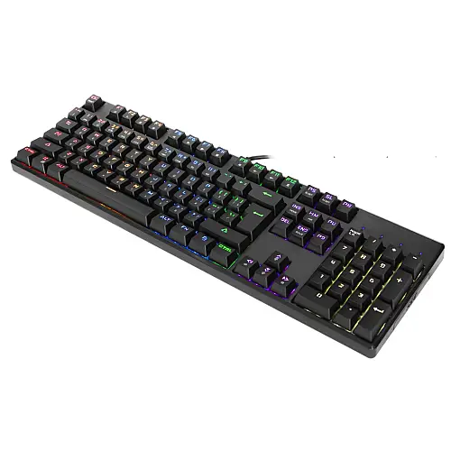 Клавиатура Motospeed CK107 Outemu Blue RGB (mtk96mb) Black USB