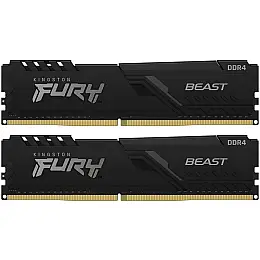 Модуль пам'яті DDR4 2x16GB/3600 Kingston Fury Beast Black (KF436C18BBK2/32)