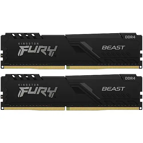 Модуль пам'яті DDR4 2x16GB/3600 Kingston Fury Beast Black (KF436C18BBK2/32)