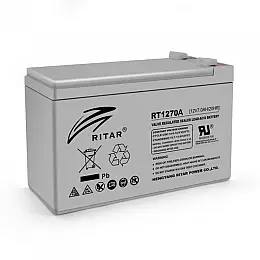 Акумуляторна батарея Ritar AGM RT1270 12V 7Ah