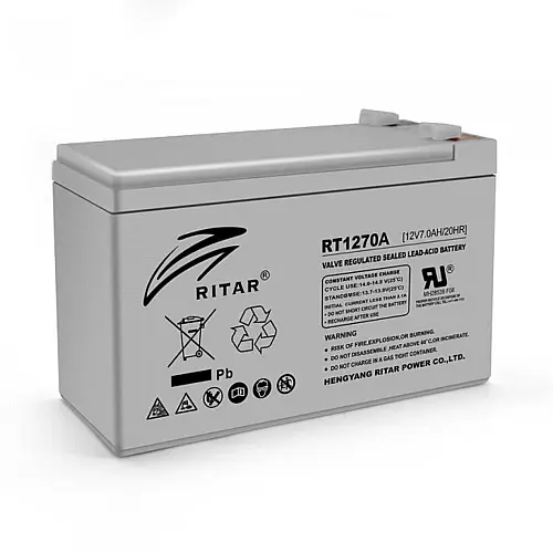 Акумуляторна батарея Ritar AGM RT1270 12V 7Ah