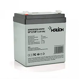 Акумуляторна батарея Merlion AGM GP1250F1 12V 5Ah
