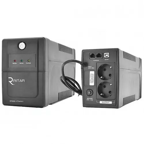 ИБП Ritar RTP600L-U (360W) лінійно-інтерактивний