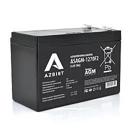 Аккумуляторная батарея AZBIST Super AGM ASAGM-1270F2 12V 7Ah