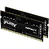 Модуль пам'яті SO-DIMM 2x16GB/3200 DDR4 Kingston Fury Impact (KF432S20IBK2/32)