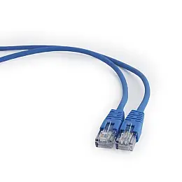Патч-корд UTP Cablexpert PP12-1M/B литой 50u" штекер с защелкой 1 м синий
