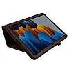 Чехол-книжка Litchi Leather Case для Samsung Galaxy Tab S7 11.0 T870 / T875 (Wake / Sleep) Brown