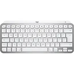Клавіатура бездротова Logitech MX Keys Mini For Mac Мінімалістська бездротова підсвічена Pale Ukr (920-010526) Сіра Bluetooth
