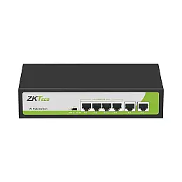 4-портовий PoE комутатор ZKTeco ZK-PoE42N-55W (4xPOE, 2xLAN)