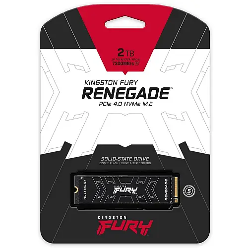 Накопичувач SSD Kingston Fury Renegade 2TB M.2 2280 PCIe 4.0 x4 NVMe 3D TLC (SFYRD/2000G)